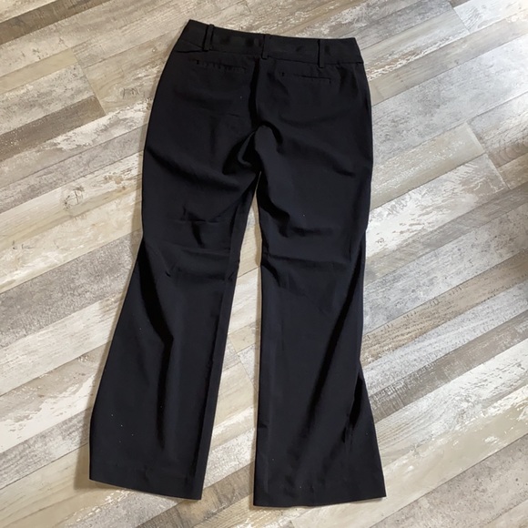 Women's WHBM Black Wide Leg Flare Trousers Size 8 - Picture 7 of 9